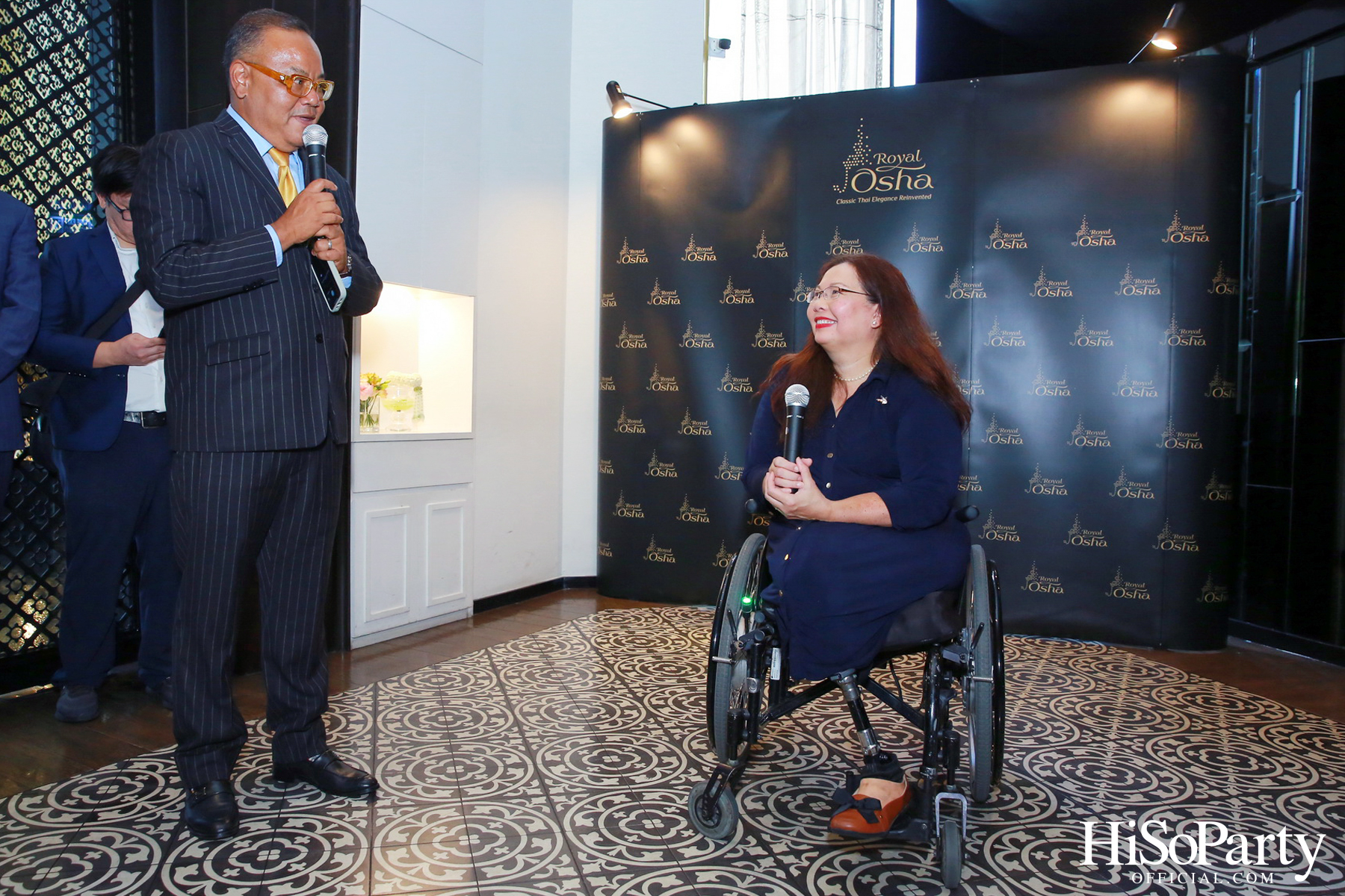 งานเลี้ยงต้อนรับ แทมมี่ ดักเวิร์ธ สมาชิกวุฒิสภารัฐอิลลินอยส์ สหรัฐอเมริกา มาเยือนไทยอย่างอบอุ่นด้วยเมนูอาหารไทยสุดวิจิตรตำรับรอยัล โอชา