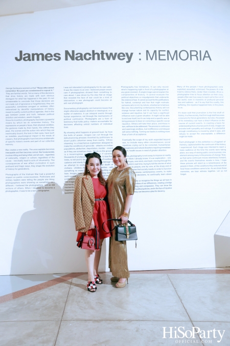 พิธีเปิดงานนิทรรศการ James Nachtwey: Memoria 