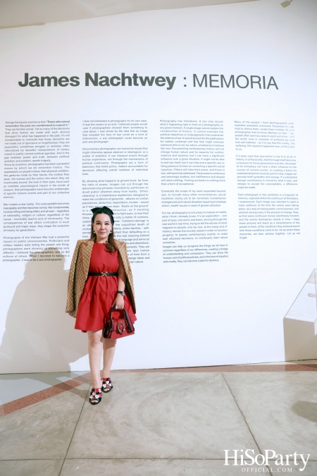 พิธีเปิดงานนิทรรศการ James Nachtwey: Memoria 