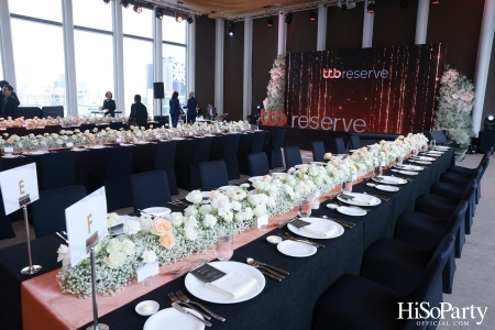 งาน Press briefing ‘ttb reserve เอกสิทธิ์ขั้นสุดจากทีเอ็มบีธนชาต’