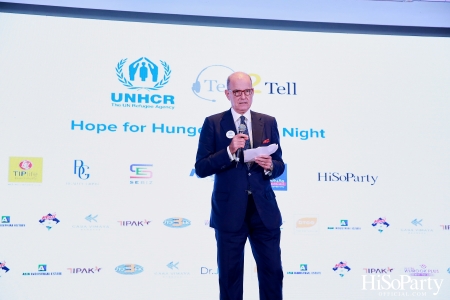 ‘Hope for Hunger Charity Night: Talks and Concert’ งานคอนเสิร์ตการกุศลเพื่อสมทุบทุนให้กับ UNHCR นำไปช่วยเหลือภาวะขาดแคลนอาหารในทวีปแอฟริกา