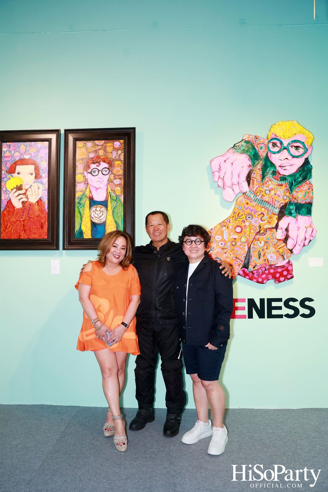 งานเปิดนิทรรศการ Hap-PLE-ness : ความสุขง่ายๆ แบบ ซิ้มเปิ้ล ซิมเปิ้ล ของ จาริณี เมธีกุล