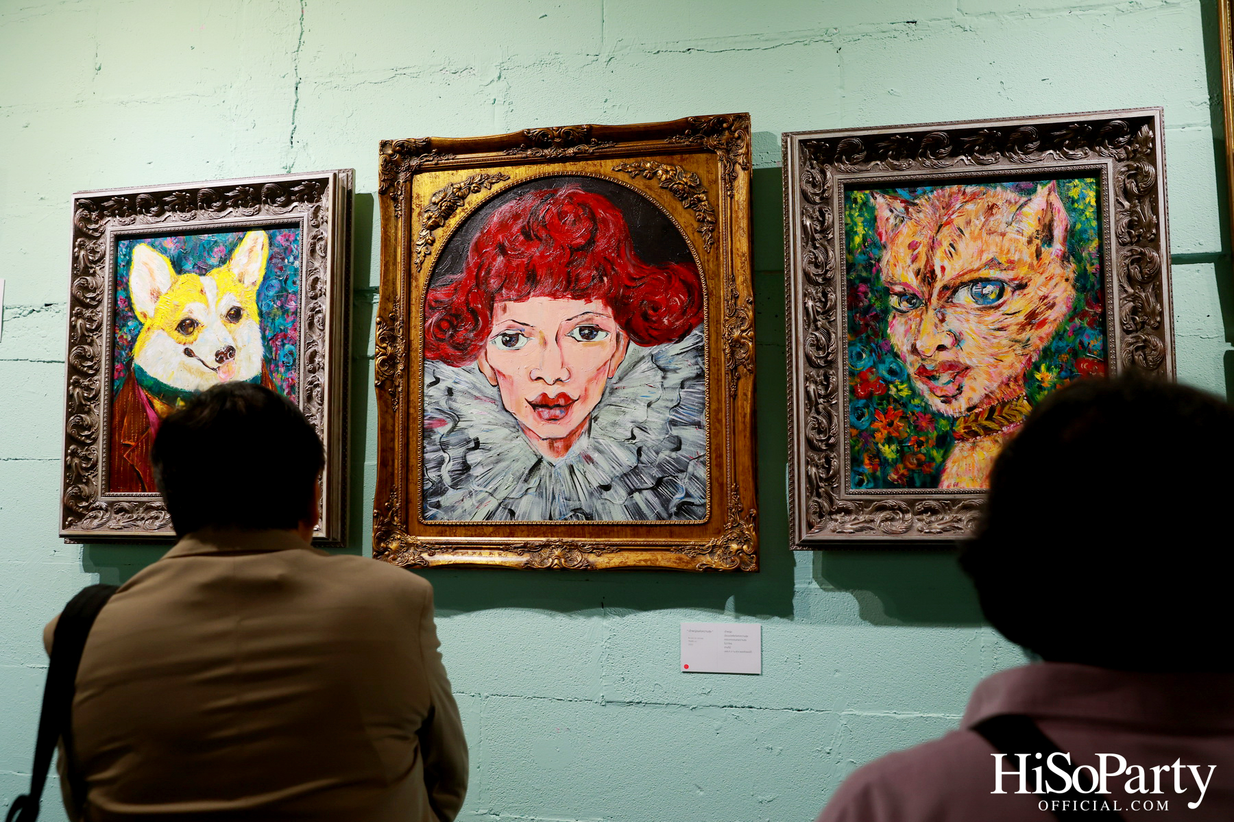 งานเปิดนิทรรศการ Hap-PLE-ness : ความสุขง่ายๆ แบบ ซิ้มเปิ้ล ซิมเปิ้ล ของ จาริณี เมธีกุล