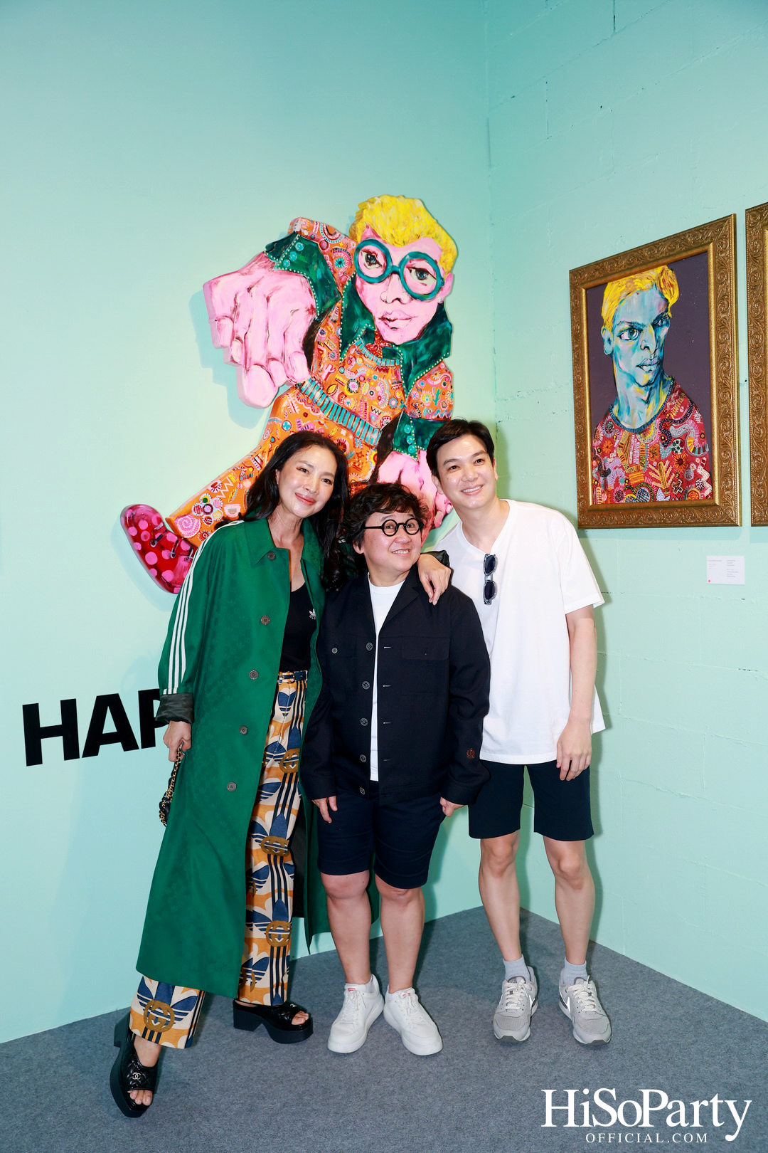 งานเปิดนิทรรศการ Hap-PLE-ness : ความสุขง่ายๆ แบบ ซิ้มเปิ้ล ซิมเปิ้ล ของ จาริณี เมธีกุล