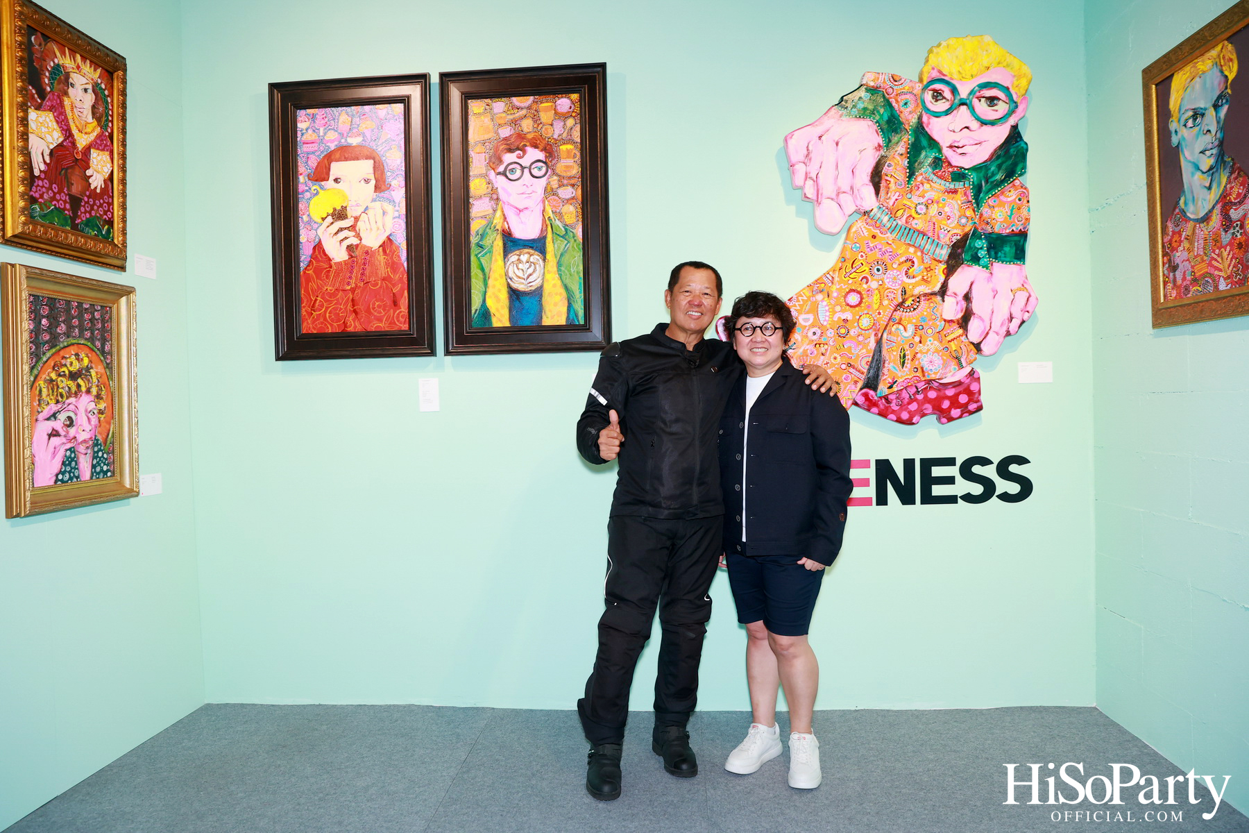 งานเปิดนิทรรศการ Hap-PLE-ness : ความสุขง่ายๆ แบบ ซิ้มเปิ้ล ซิมเปิ้ล ของ จาริณี เมธีกุล