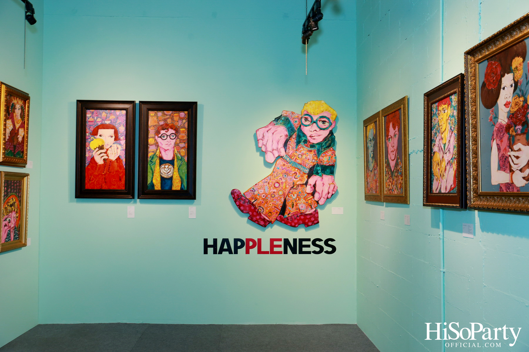 งานเปิดนิทรรศการ Hap-PLE-ness : ความสุขง่ายๆ แบบ ซิ้มเปิ้ล ซิมเปิ้ล ของ จาริณี เมธีกุล