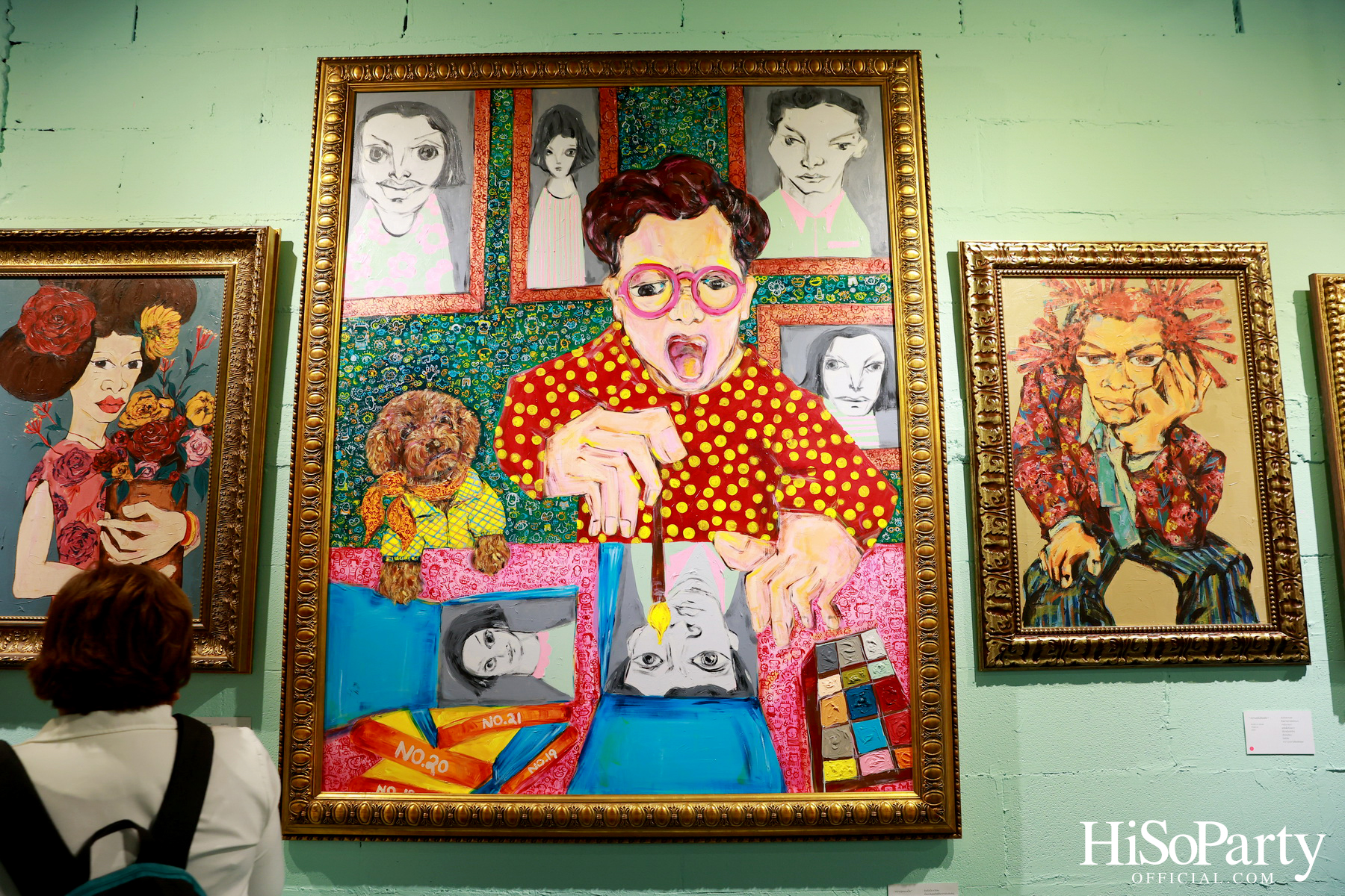 งานเปิดนิทรรศการ Hap-PLE-ness : ความสุขง่ายๆ แบบ ซิ้มเปิ้ล ซิมเปิ้ล ของ จาริณี เมธีกุล