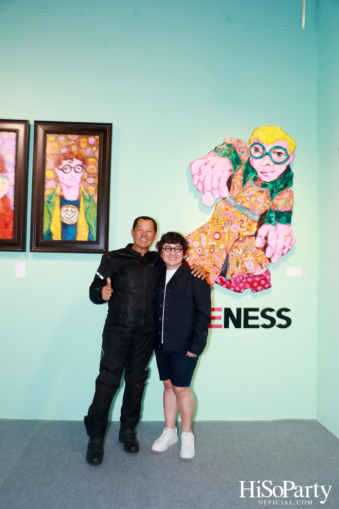 งานเปิดนิทรรศการ Hap-PLE-ness : ความสุขง่ายๆ แบบ ซิ้มเปิ้ล ซิมเปิ้ล ของ จาริณี เมธีกุล