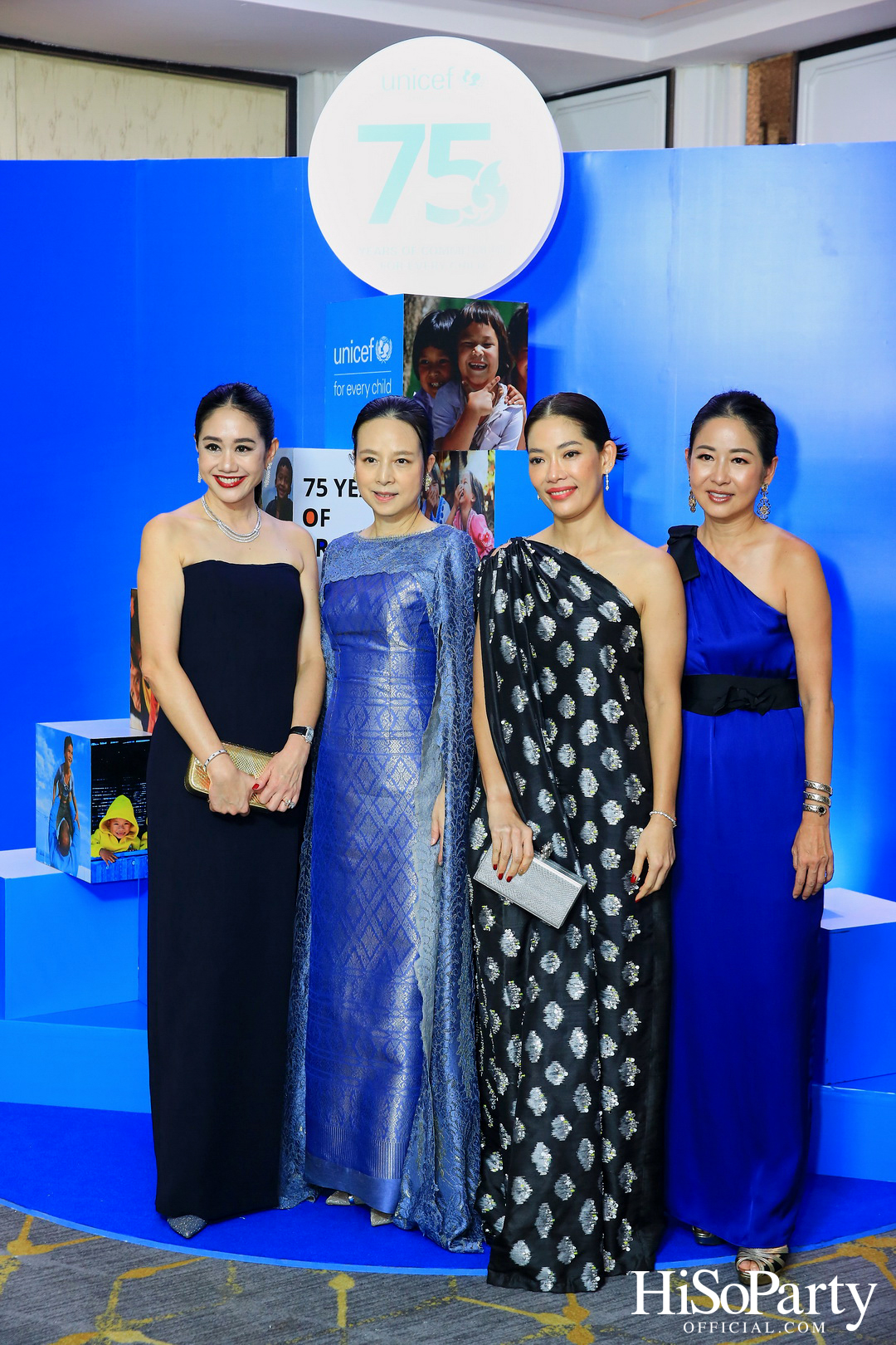 The Blue Carpet Gala for UNICEF, to celebrate the 75th anniversary of UNICEF in Thailand