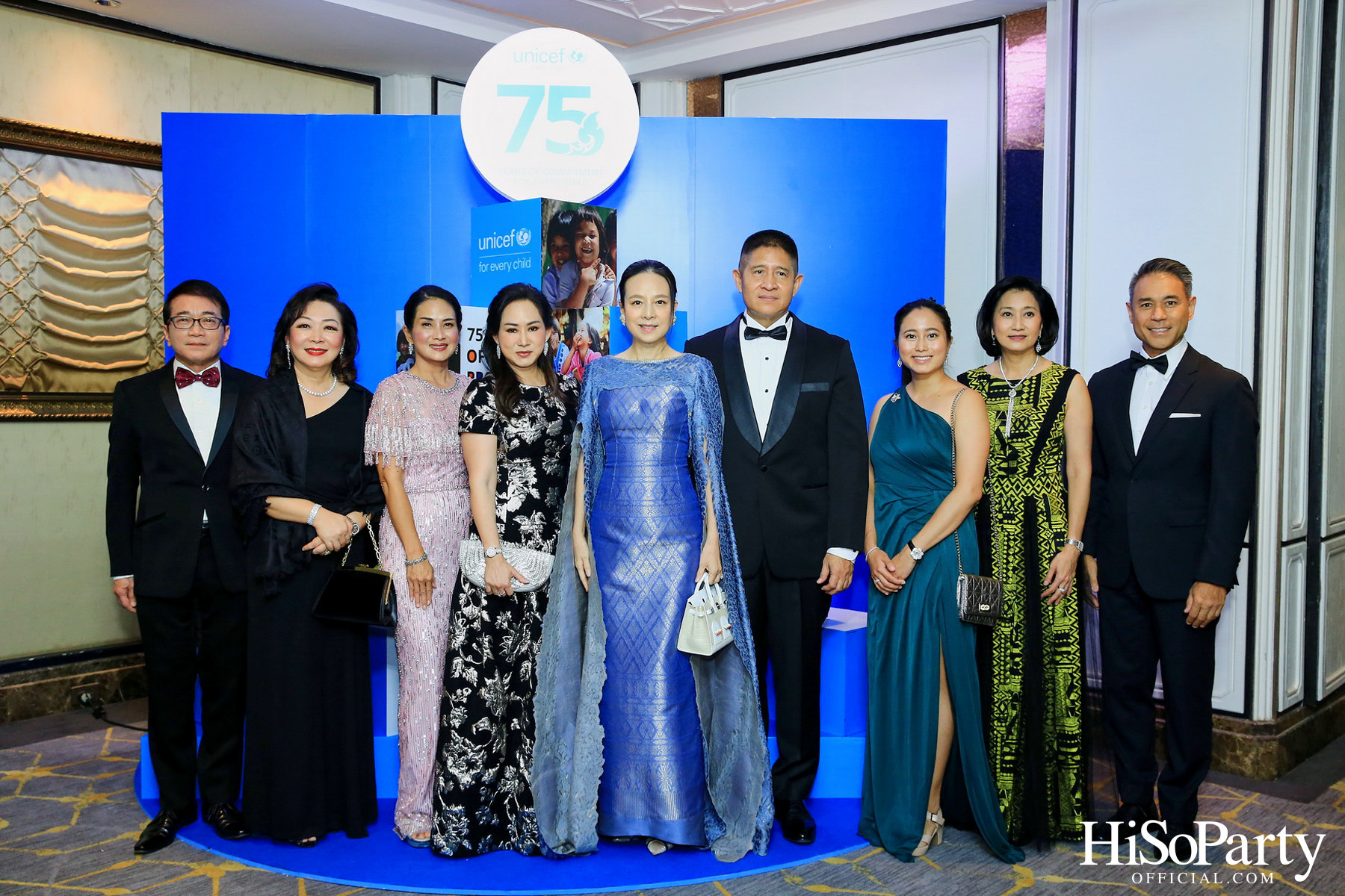 The Blue Carpet Gala for UNICEF, to celebrate the 75th anniversary of UNICEF in Thailand