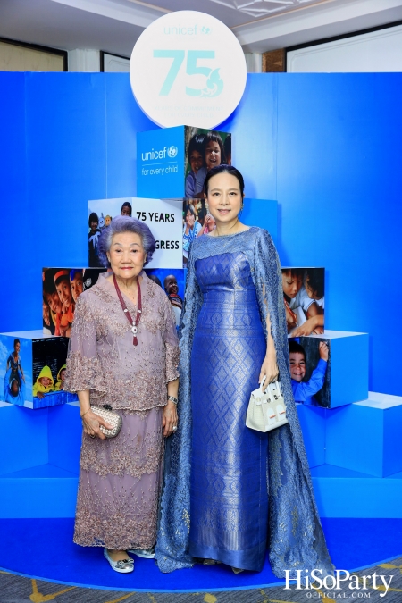 The Blue Carpet Gala for UNICEF, to celebrate the 75th anniversary of UNICEF in Thailand