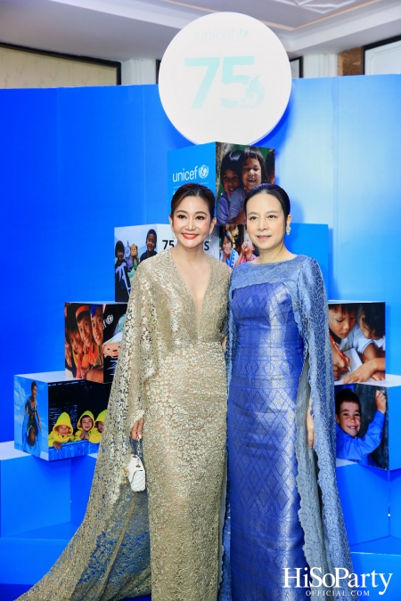 The Blue Carpet Gala for UNICEF, to celebrate the 75th anniversary of UNICEF in Thailand