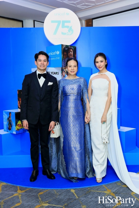 The Blue Carpet Gala for UNICEF, to celebrate the 75th anniversary of UNICEF in Thailand