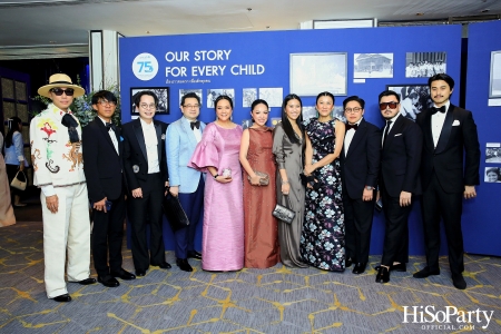 The Blue Carpet Gala for UNICEF, to celebrate the 75th anniversary of UNICEF in Thailand