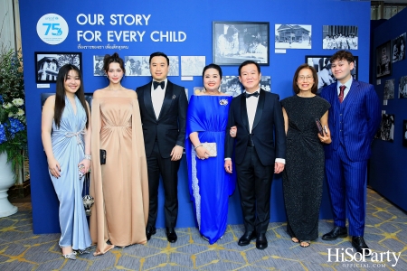 The Blue Carpet Gala for UNICEF, to celebrate the 75th anniversary of UNICEF in Thailand