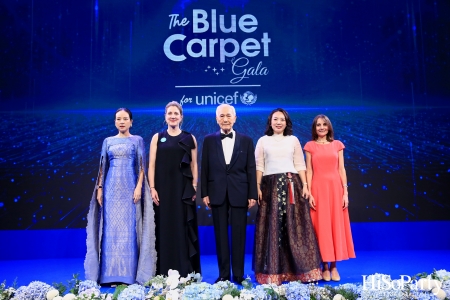 The Blue Carpet Gala for UNICEF, to celebrate the 75th anniversary of UNICEF in Thailand