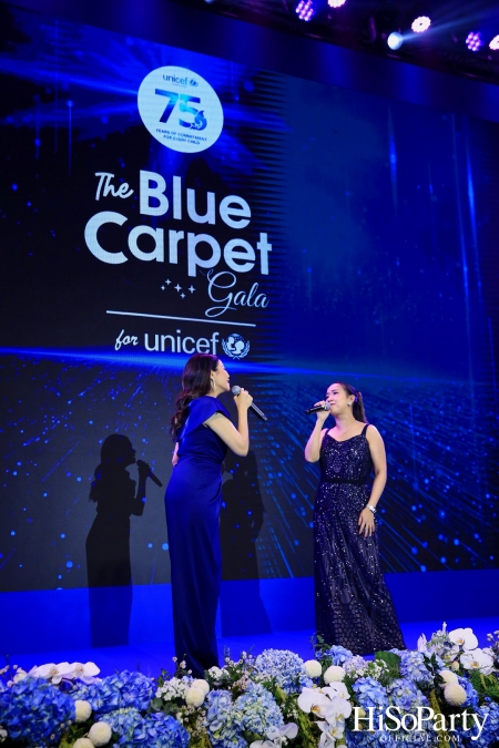 The Blue Carpet Gala for UNICEF, to celebrate the 75th anniversary of UNICEF in Thailand