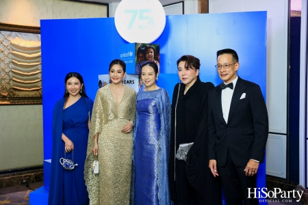 The Blue Carpet Gala for UNICEF, to celebrate the 75th anniversary of UNICEF in Thailand