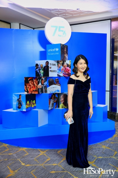 The Blue Carpet Gala for UNICEF, to celebrate the 75th anniversary of UNICEF in Thailand