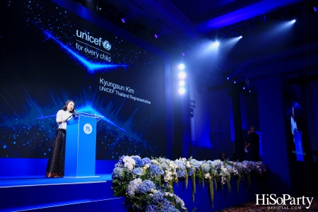 The Blue Carpet Gala for UNICEF, to celebrate the 75th anniversary of UNICEF in Thailand