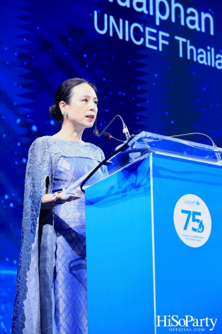 The Blue Carpet Gala for UNICEF, to celebrate the 75th anniversary of UNICEF in Thailand