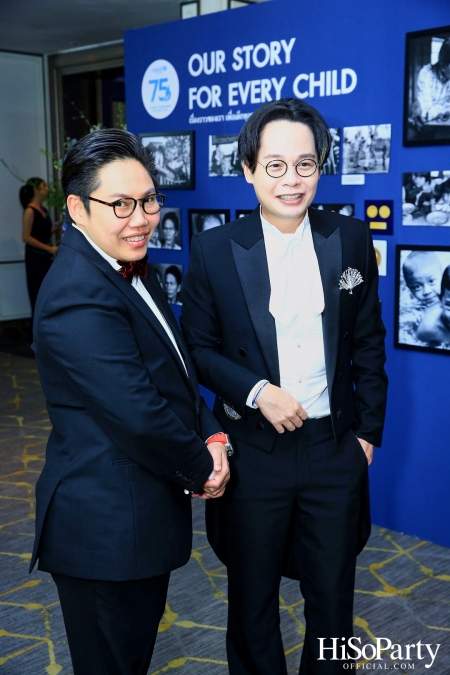 The Blue Carpet Gala for UNICEF, to celebrate the 75th anniversary of UNICEF in Thailand