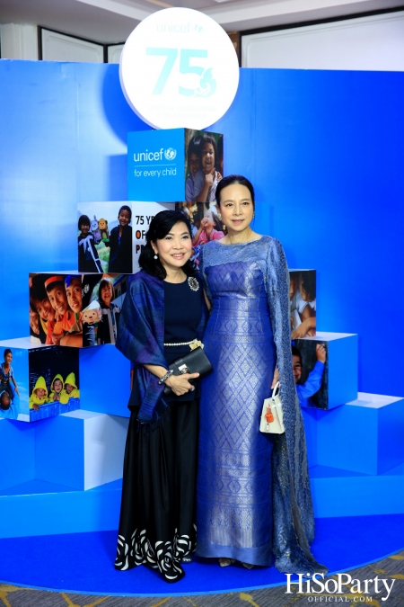 The Blue Carpet Gala for UNICEF, to celebrate the 75th anniversary of UNICEF in Thailand