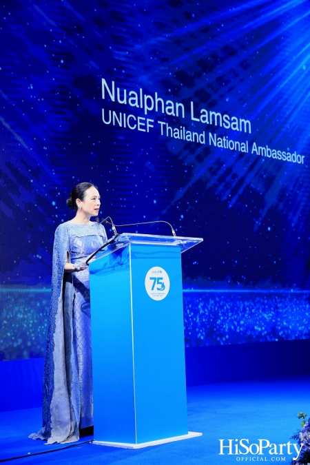 The Blue Carpet Gala for UNICEF, to celebrate the 75th anniversary of UNICEF in Thailand