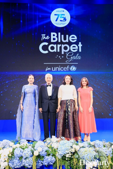 The Blue Carpet Gala for UNICEF, to celebrate the 75th anniversary of UNICEF in Thailand