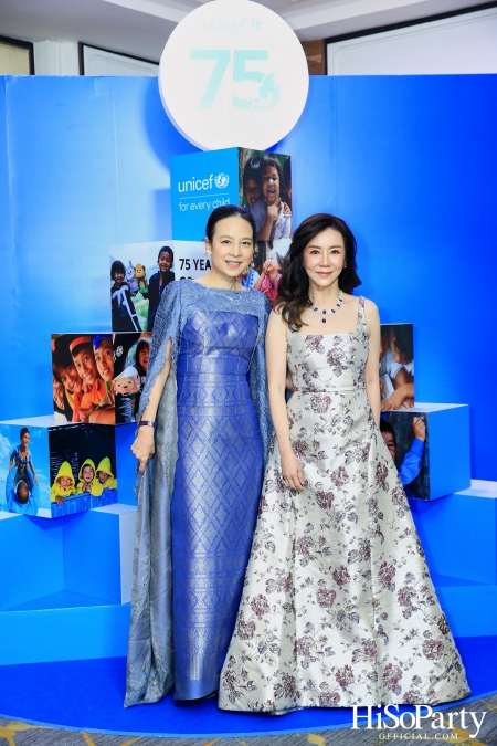 The Blue Carpet Gala for UNICEF, to celebrate the 75th anniversary of UNICEF in Thailand