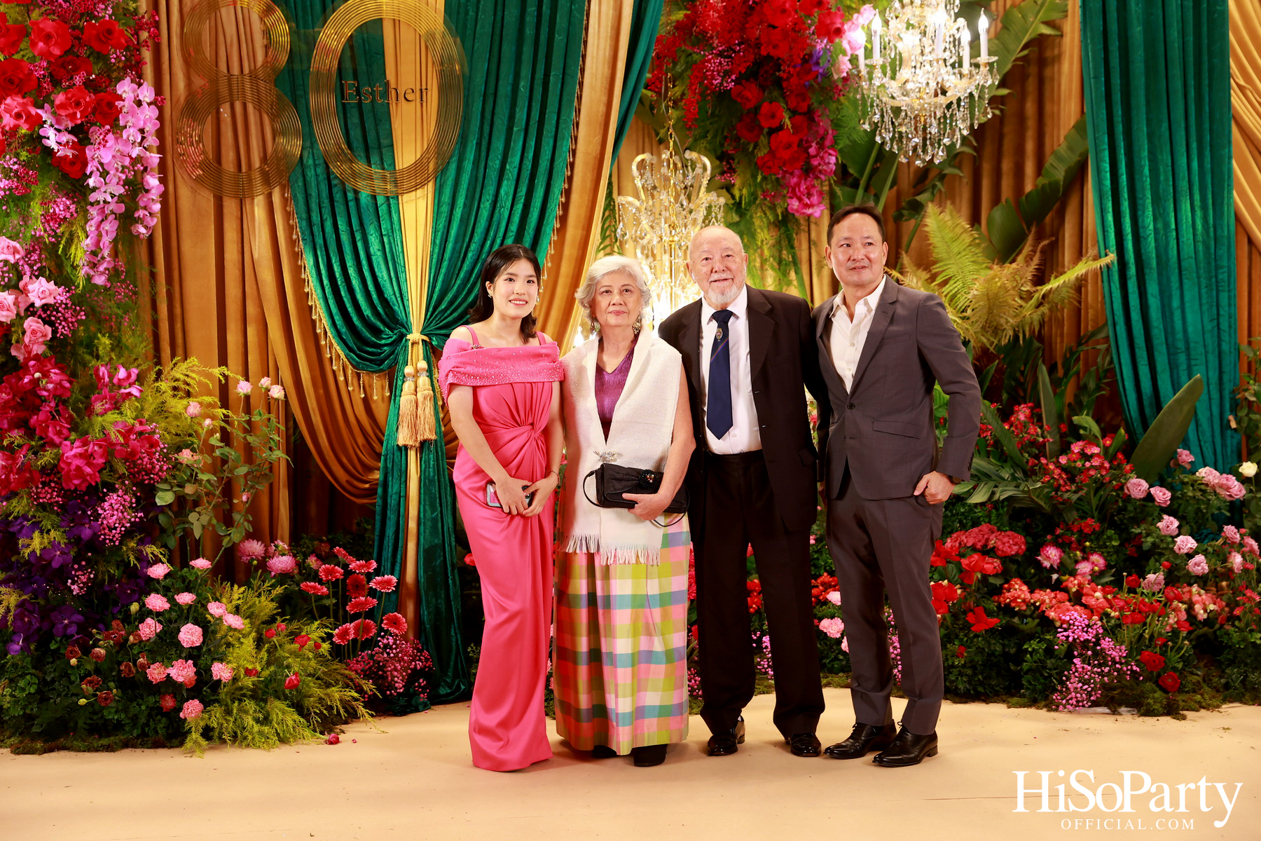 ‘Celebrate My Golden 80th Esther’ งานฉลองวันคล้ายวันเกิด คุณหญิงชดช้อย โสภณพนิช 