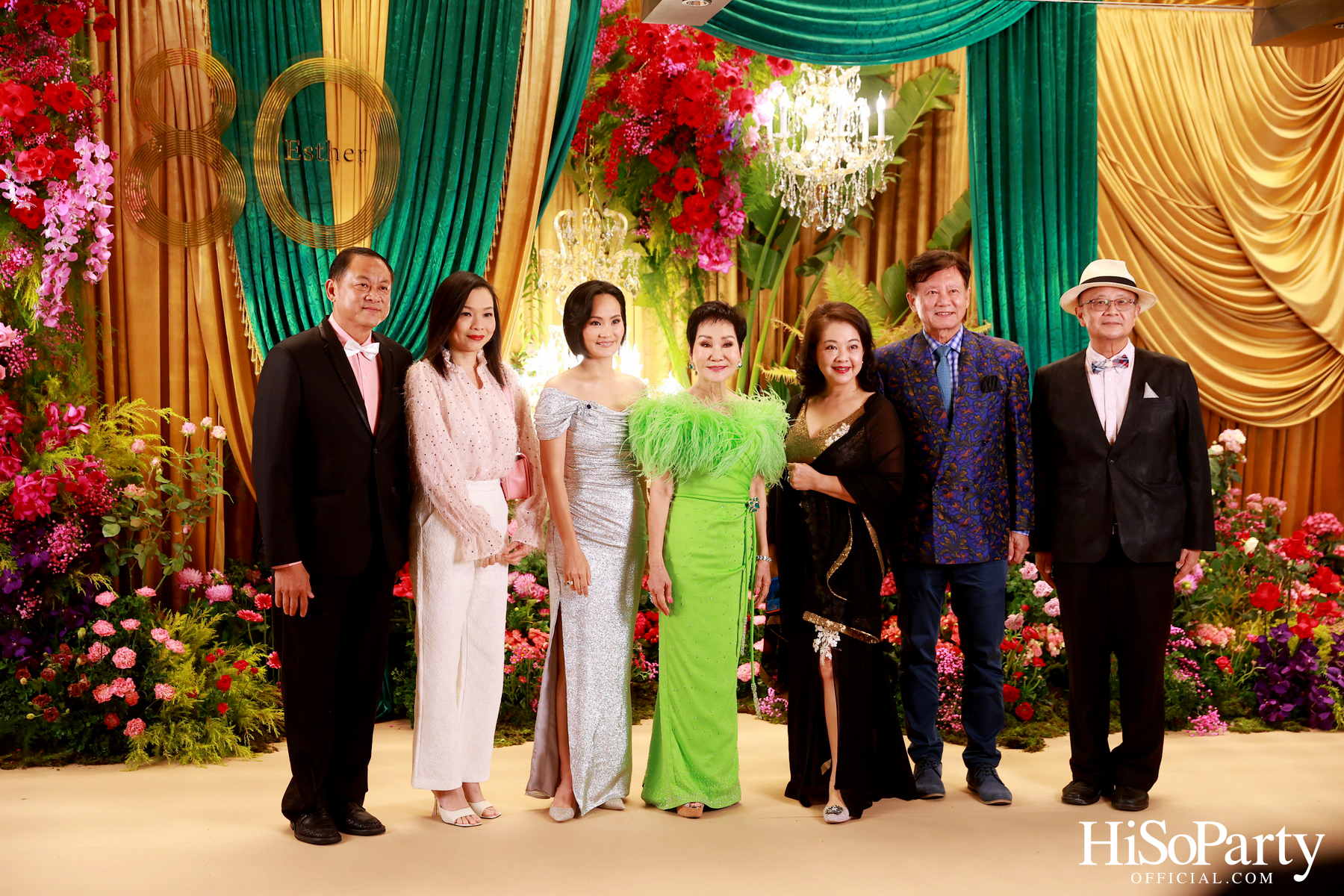 ‘Celebrate My Golden 80th Esther’ งานฉลองวันคล้ายวันเกิด คุณหญิงชดช้อย โสภณพนิช 