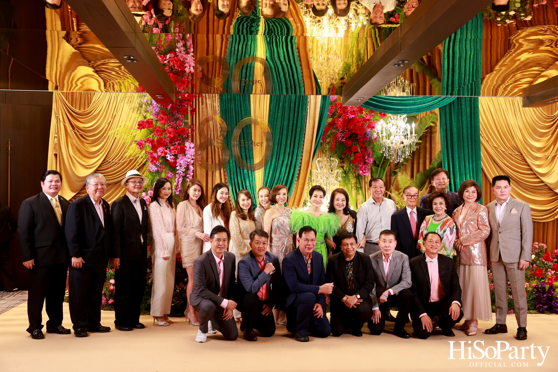 ‘Celebrate My Golden 80th Esther’ งานฉลองวันคล้ายวันเกิด คุณหญิงชดช้อย โสภณพนิช 