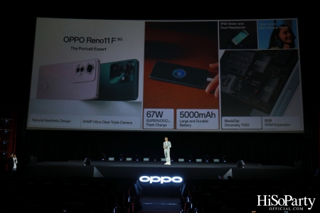 งานเปิดตัวสมาร์ทโฟนรุ่นใหม่ล่าสุด ‘OPPO Reno11 Series 5G’ 