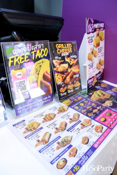 Taco Bell เปิดตัวสาขาใหม่ด้วยโมเดลตู้คอนเทนเนอร์เป็นครั้งแรก ณ ปั๊มบางจาก สาขารามอินทรา กม. 6.5 พร้อมแจกฟรี Crunchy Taco 1,000 ชิ้น