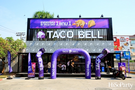 Taco Bell เปิดตัวสาขาใหม่ด้วยโมเดลตู้คอนเทนเนอร์เป็นครั้งแรก ณ ปั๊มบางจาก สาขารามอินทรา กม. 6.5 พร้อมแจกฟรี Crunchy Taco 1,000 ชิ้น