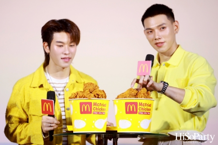 แมคโดนัลด์ เปิดตัวพรีเซ็นเตอร์แฟนไก่ทอดแมคตัวจริง ‘ต้าห์อู๋ x ออฟโรด’ 