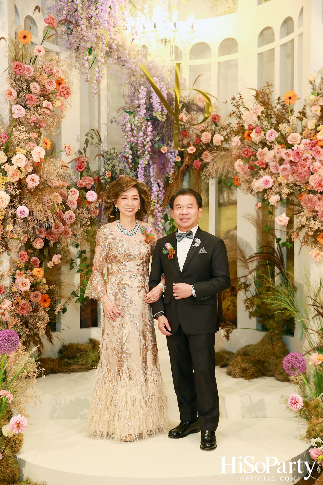 งานฉลองมงคลสมรสระหว่าง ธนพร เตชะวรบท และ วีรเดช ส่งทวีผล