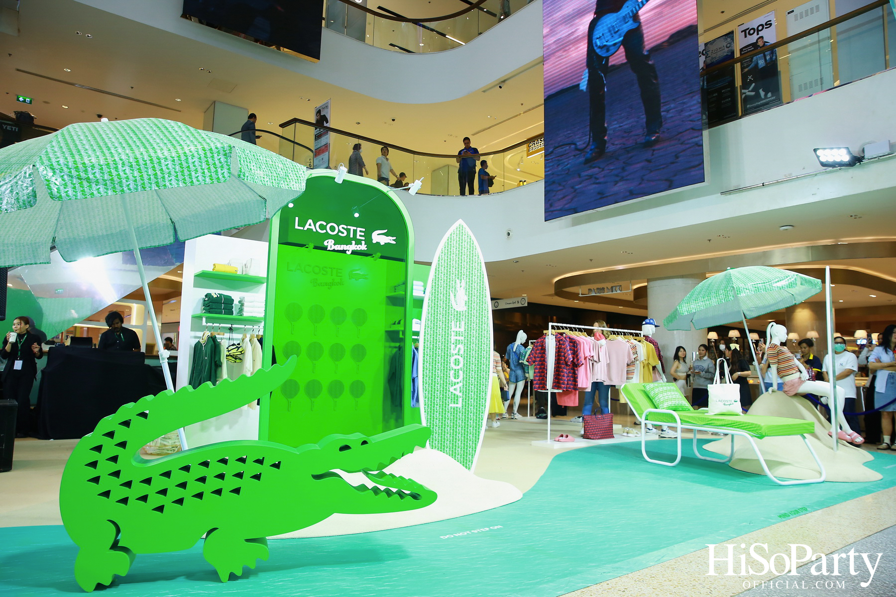 งานเปิด Lacoste Summer Pack Pop-Up