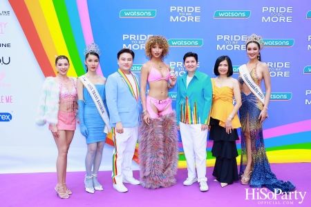 วัตสัน ประเทศไทย ฉลองเดือนสีรุ้งกับพาเหรด ‘Pride to be MORE’ ยิ่งยอมรับ ยิ่งเป็นตัวเอง ยิ่งมีพลัง