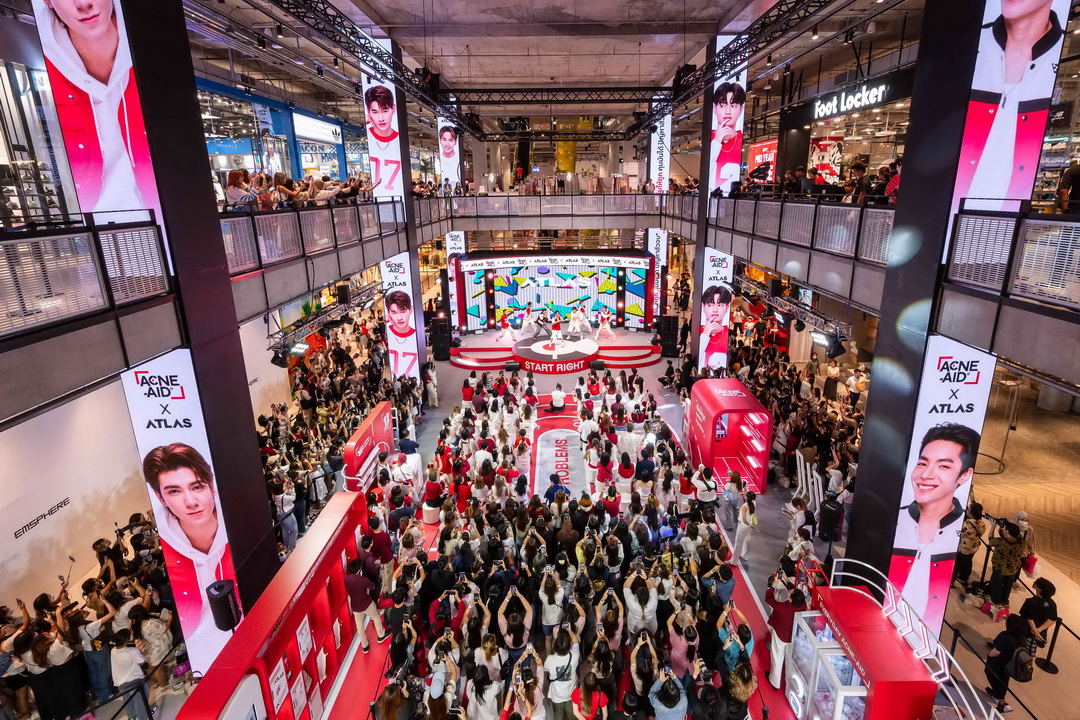 Acne-Aid เปิดตัวพรีเซนเตอร์ใหม่ล่าสุด ‘ATLAS’ บอยแบนด์สุดฮอต ในงาน ‘Acne-Aid Start Right เริ่มให้ถูก คุมมันได้ ปัญหาสิวจบ’