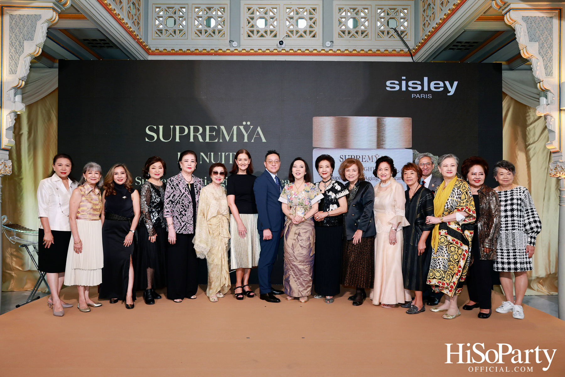 งานเปิดตัว SUPREMŸA AT NIGHT The Supreme Anti-Aging Eye Cream ผลิตภัณฑ์ฟื้นฟูผิวรอบดวงตา จาก SISLEY 