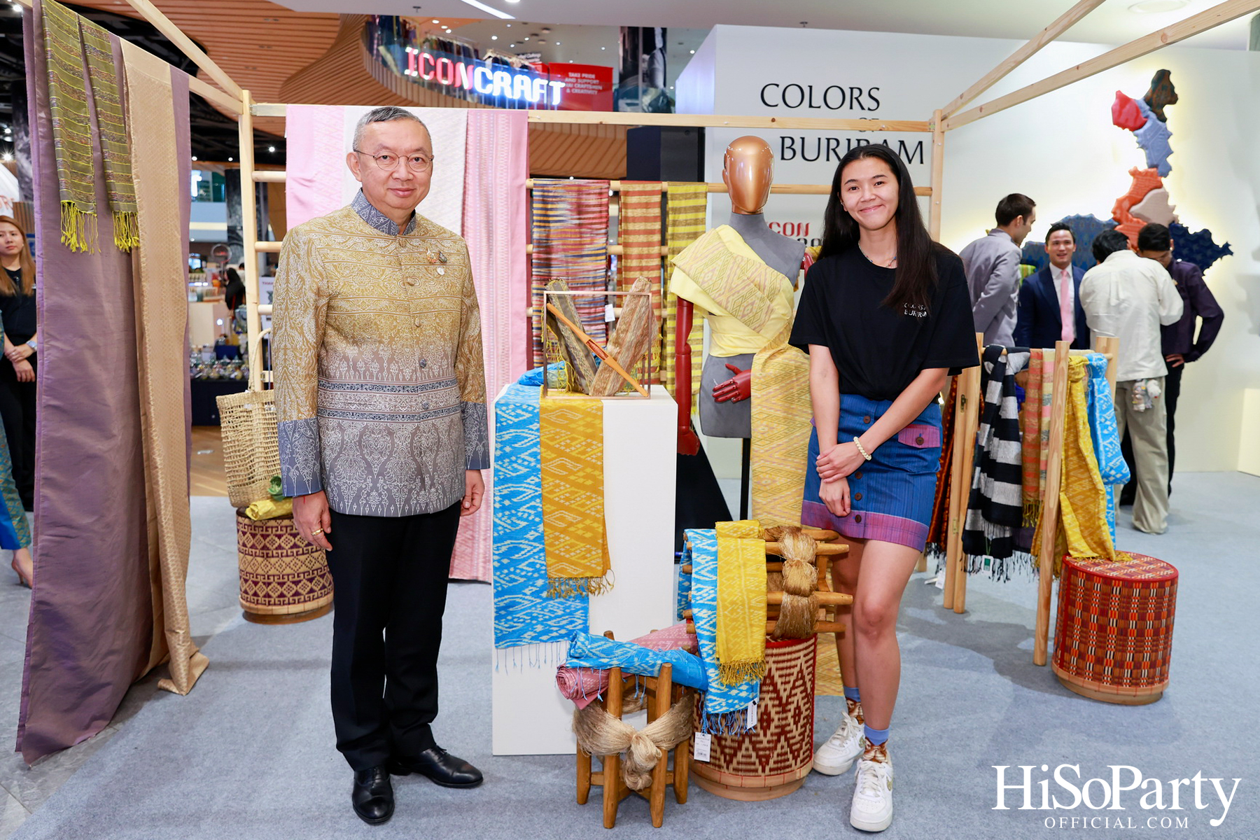 งานเปิดนิทรรศการผ้าไทย THAI TEXTILE HEROES 2024 EPISODE 3: ‘Colors of Buriram’ 