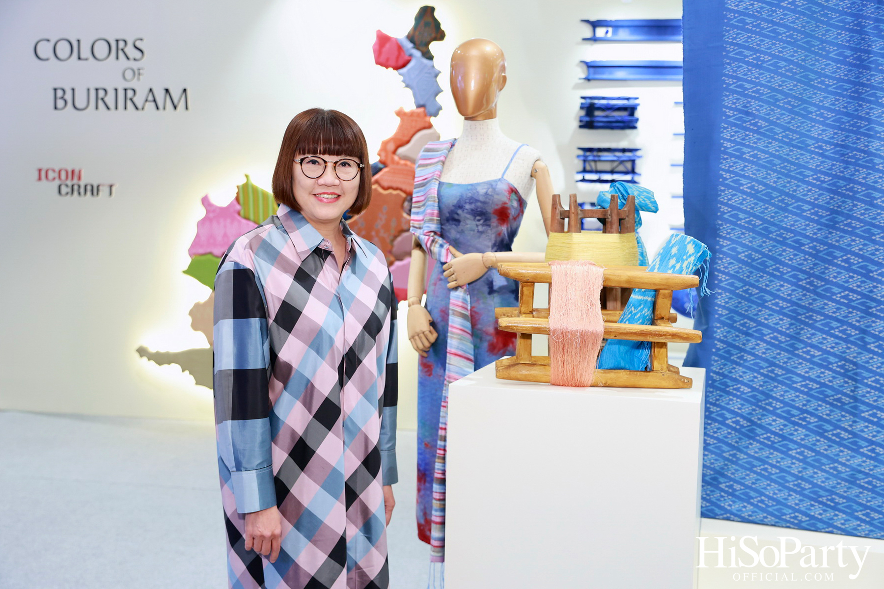 งานเปิดนิทรรศการผ้าไทย THAI TEXTILE HEROES 2024 EPISODE 3: ‘Colors of Buriram’ 