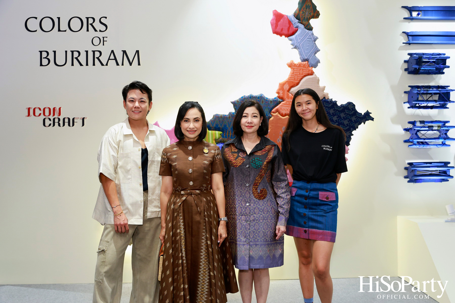 งานเปิดนิทรรศการผ้าไทย THAI TEXTILE HEROES 2024 EPISODE 3: ‘Colors of Buriram’ 