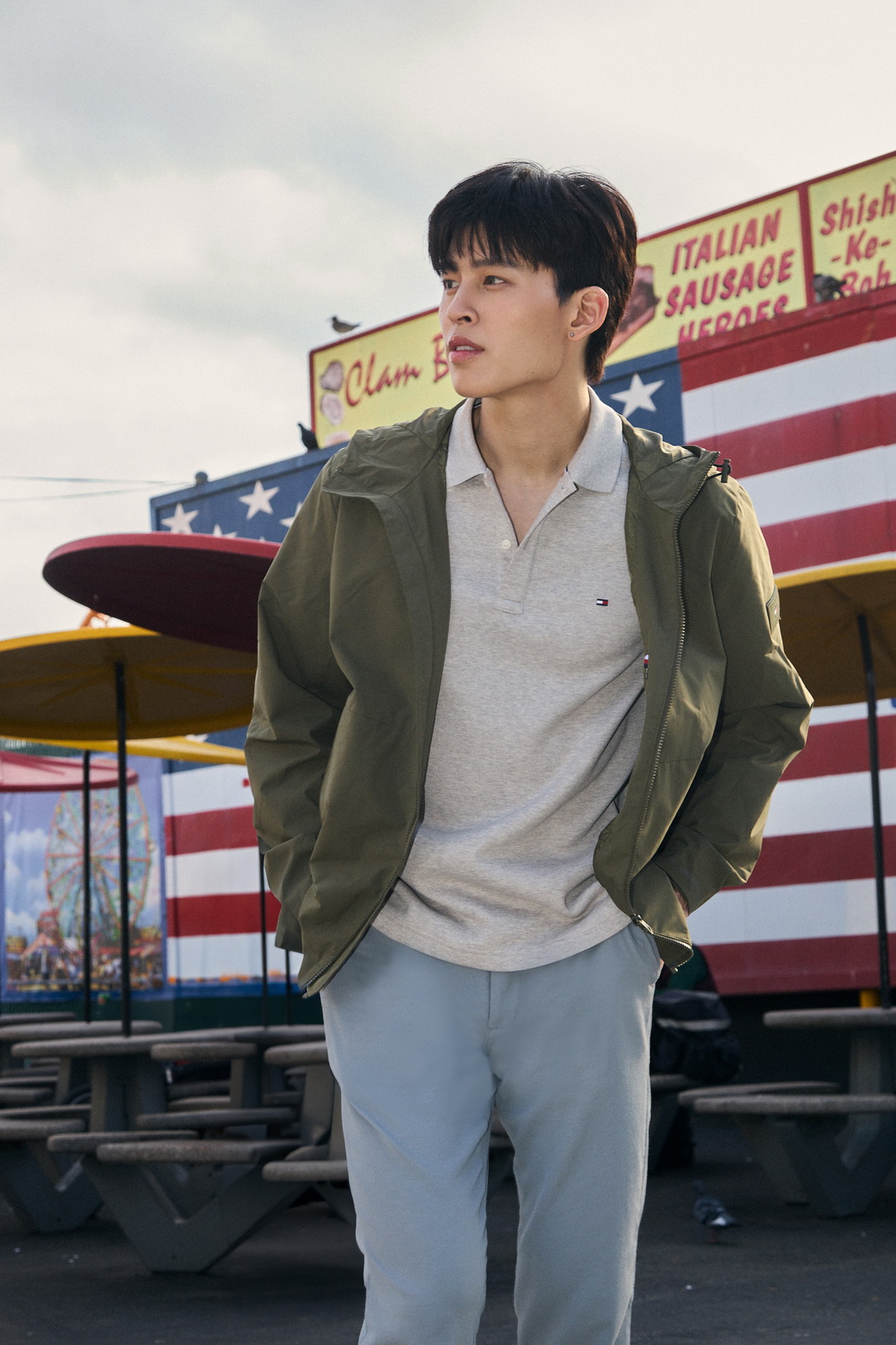 เจมีไนน์, โฟร์ท, ปอนด์, ภูวินทร์ ร่วมงานนิวยอร์กแฟชั่นวีค ชมโชว์ TOMMY HILFIGER เปิดตัวคอลเลกชั่น Spring Summer 2025