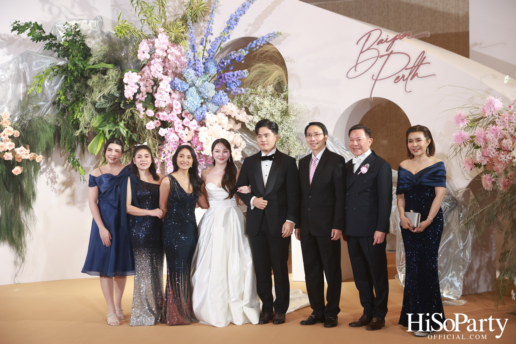 งานฉลองมงคลสมรสระหว่าง ยิ่งรัก พัวถาวรสกุล และ นวิน เหมรัชตานันต์ 