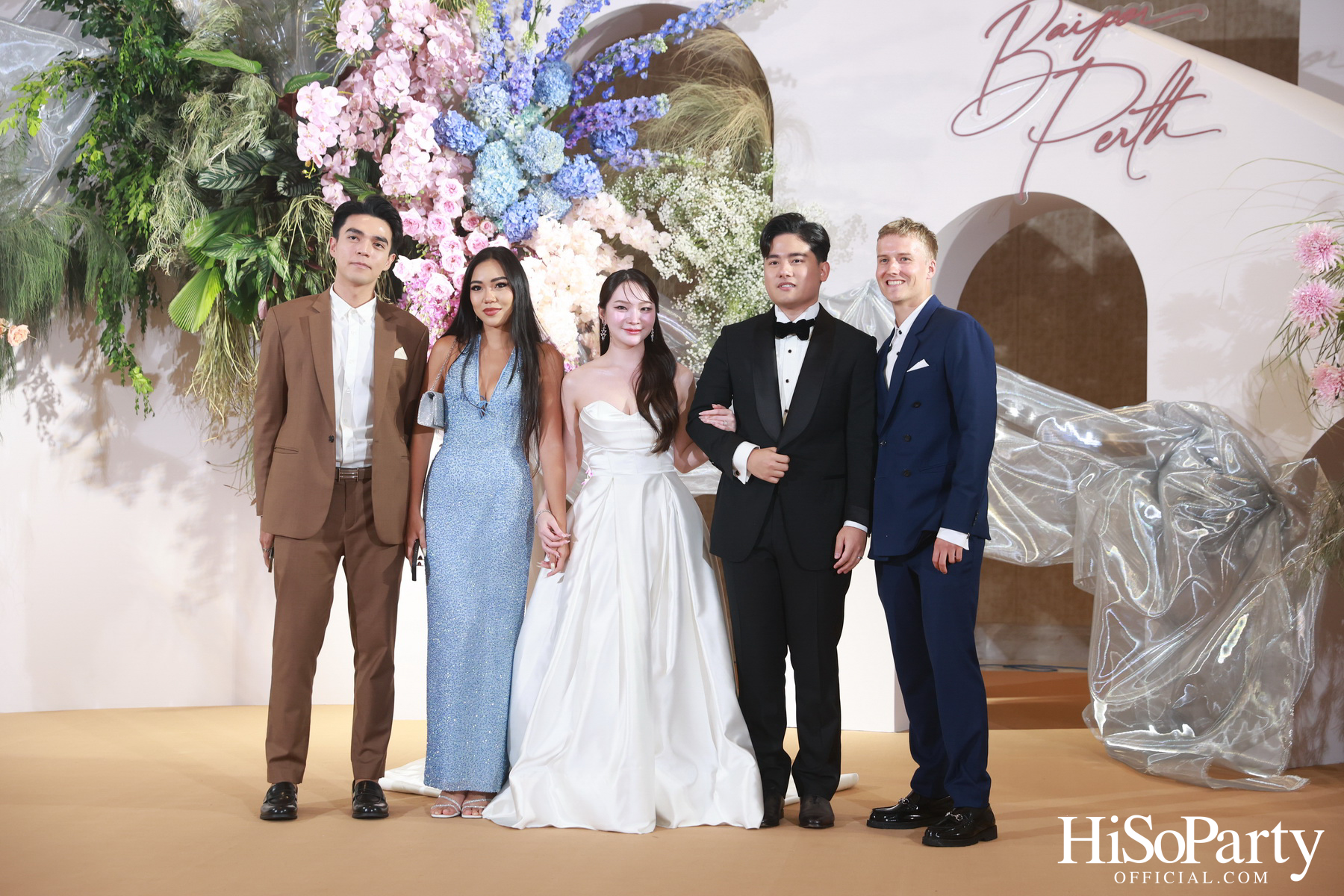 งานฉลองมงคลสมรสระหว่าง ยิ่งรัก พัวถาวรสกุล และ นวิน เหมรัชตานันต์ 