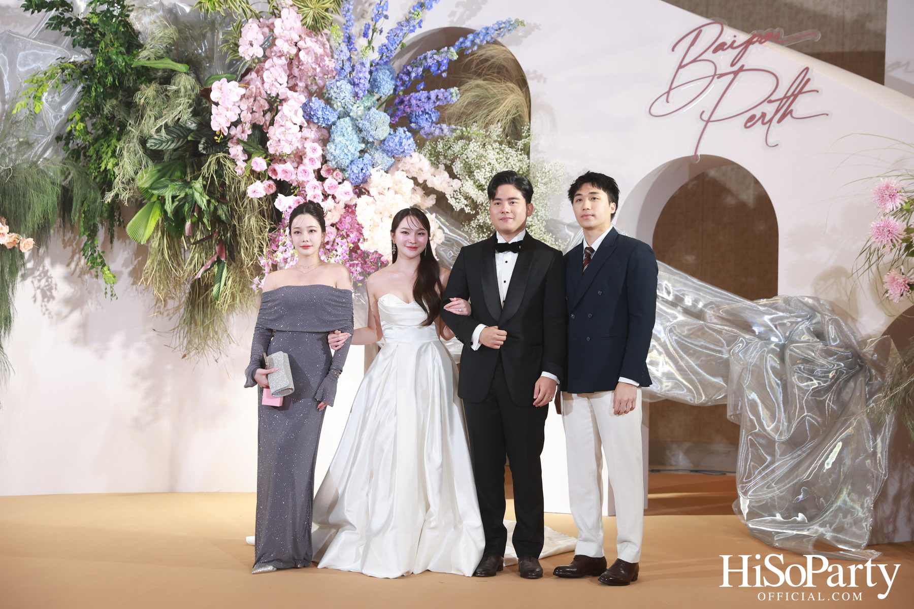 งานฉลองมงคลสมรสระหว่าง ยิ่งรัก พัวถาวรสกุล และ นวิน เหมรัชตานันต์ 