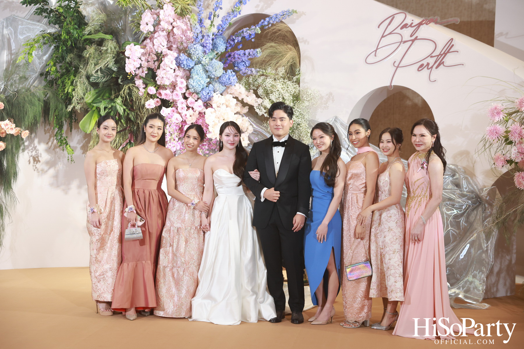 งานฉลองมงคลสมรสระหว่าง ยิ่งรัก พัวถาวรสกุล และ นวิน เหมรัชตานันต์ 